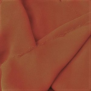 18" W x 180" L Chiffon Table Runner, Burnt Orange